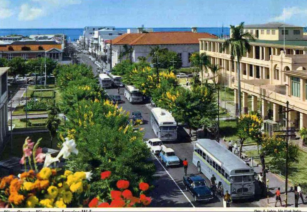 Street and buildings in Kingston